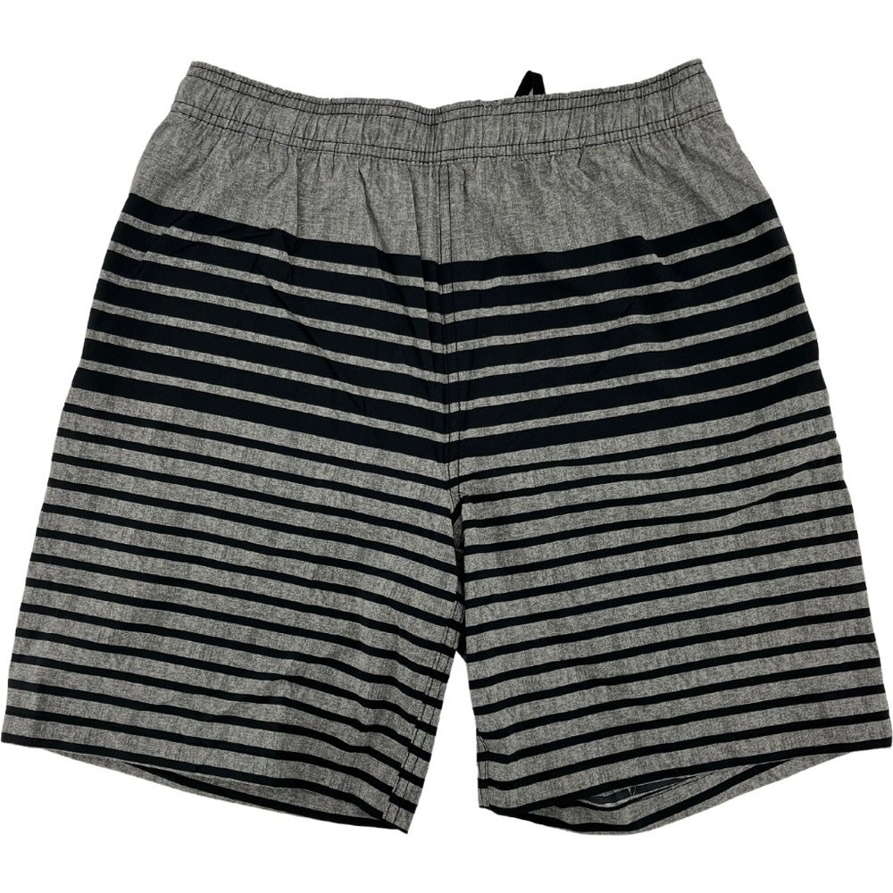 Kirkland | Men's Swim Trunks | Grey & Black Stripes | Summer | Various Sizes
